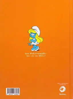 Verso de l'album Les Schtroumpfs Tome 3 La Schtroumpfette