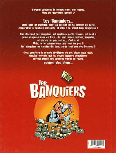 Verso de l'album Les Banquiers Tome 1 Nul si découvert