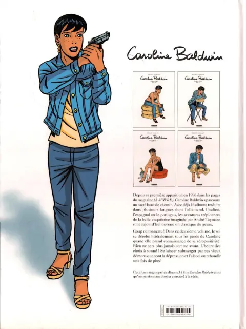 Verso de l'album Caroline Baldwin Intégrale en 5 volumes Intégrale 2