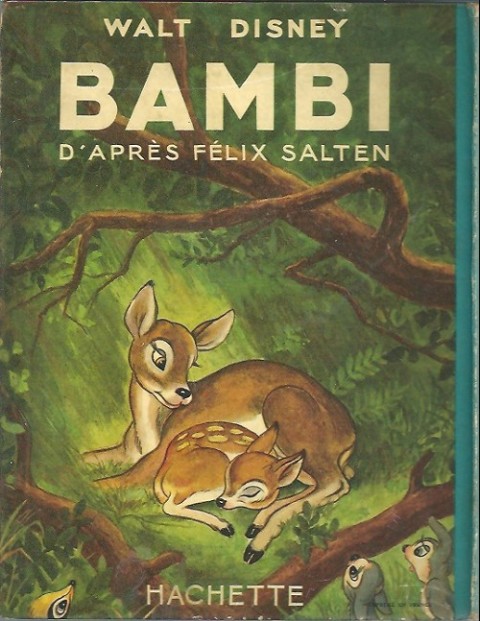 Verso de l'album Walt Disney (Hachette) Silly Symphonies Tome 29 Bambi