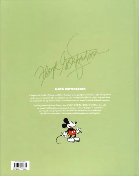 Verso de l'album L'âge d'or de Mickey Mouse Tome 11 Le monde souterrain et autres histoires (1954-1955)