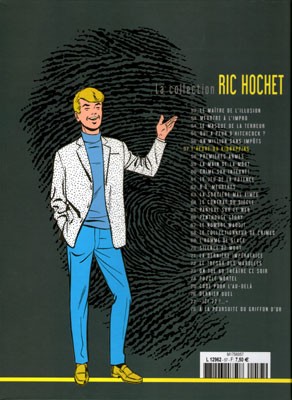 Verso de l'album Ric Hochet La collection Tome 57 L'heure du kidnapping