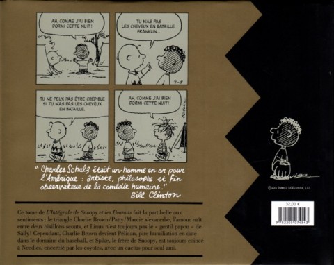 Verso de l'album Snoopy & Les Peanuts Tome 17 1983 - 1984