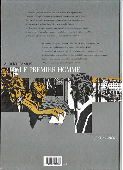 Verso de l'album Le Premier Homme