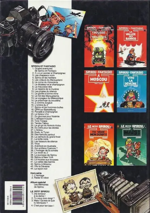 Verso de l'album Spirou et Fantasio Tome 41 La vallée des bannis