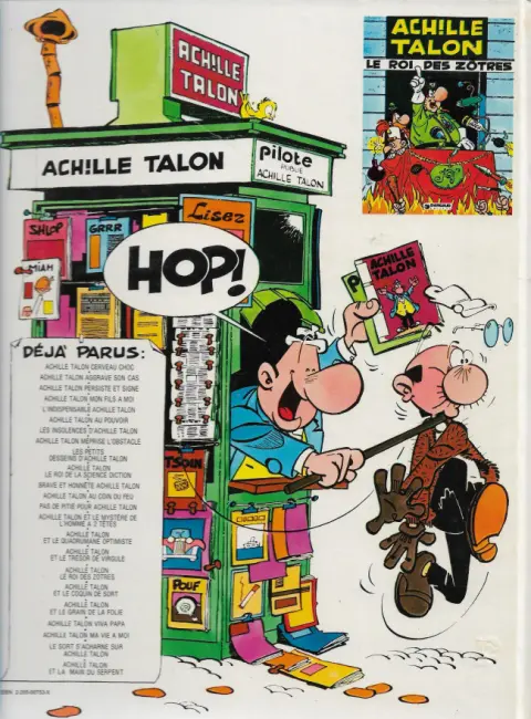 Verso de l'album Achille Talon Tome 9 Les petits desseins d'Achille Talon