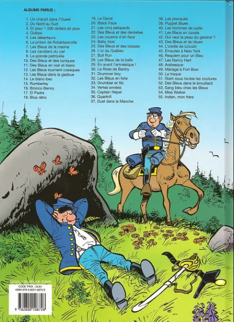Verso de l'album Les Tuniques Bleues Tome 15 Rumberley