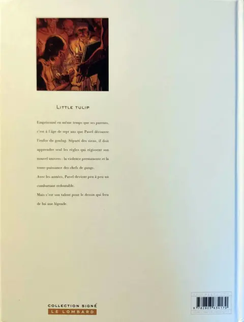 Verso de l'album Little Tulip