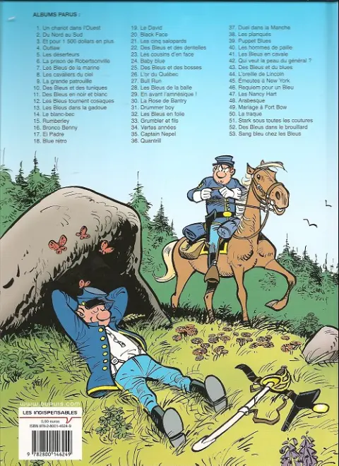 Verso de l'album Les Tuniques Bleues Tome 36 Quantrill