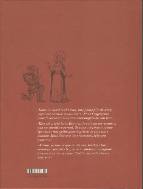 Verso de l'album Ténébreuse Livre Premier