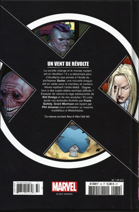 Verso de l'album X-Men - La Collection Mutante Tome 32 Un vent de révolte