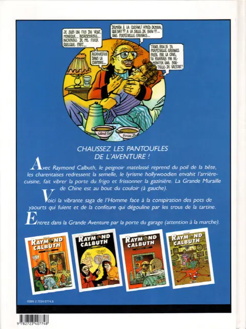 Verso de l'album Raymond Calbuth Tome 1 Fils du vent
