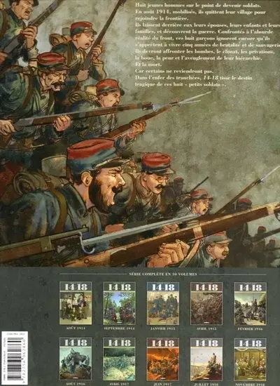 Verso de l'album 14-18 Tome 5 Le colosse d'ébène