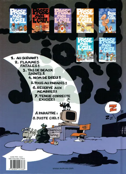 Verso de l'album Passe-moi l'ciel Tome 1 Au suivant