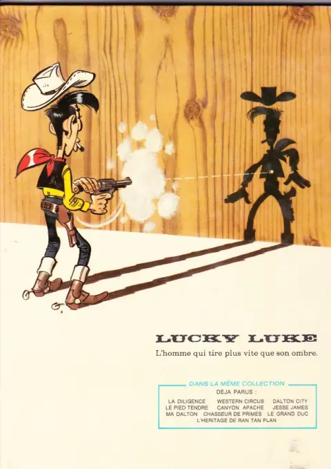 Verso de l'album Lucky Luke Tome 33 Le Pied-Tendre