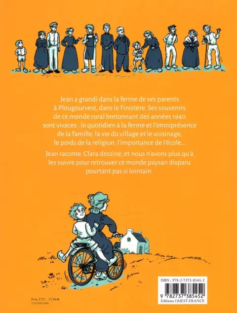 Verso de l'album Fils de ploucs 1 Une enfance rurale