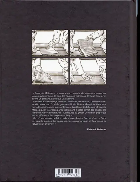Verso de l'album Mitterrand et ses ombres