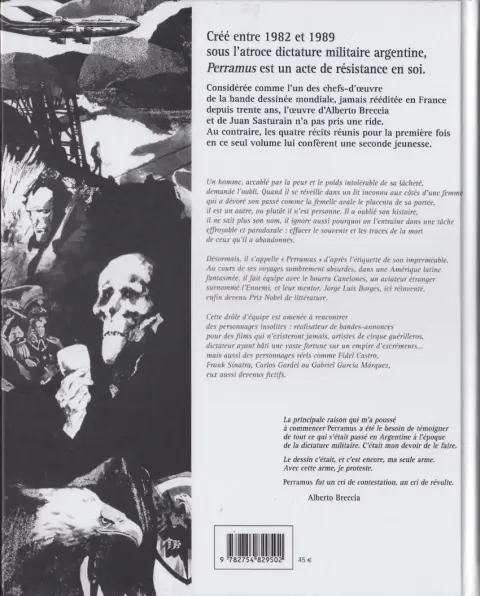 Verso de l'album Perramus La ville et l'oubli