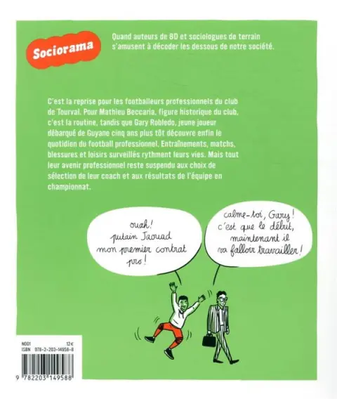 Verso de l'album Sociorama L'amour du maillot