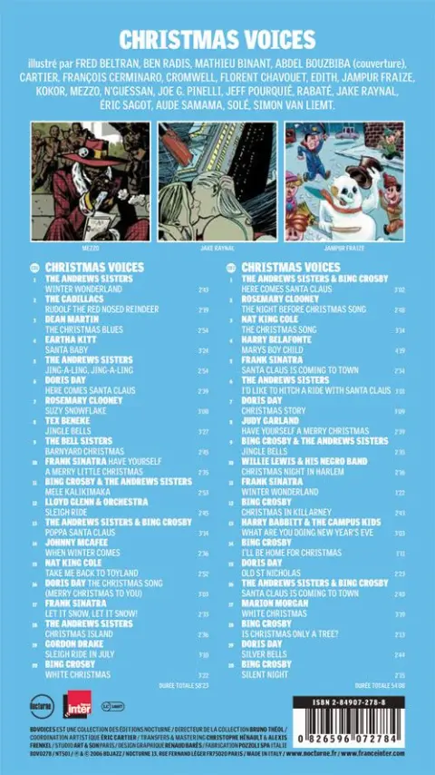 Verso de l'album Christmas Tome 3 Christmas Voices