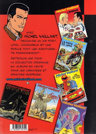 Verso de l'album Michel Vaillant Tome 61 La Fièvre de Bercy