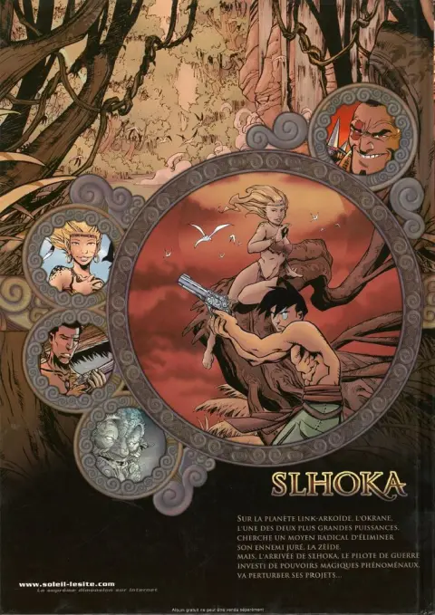 Verso de l'album Slhoka Tome 1 L'île oubliée