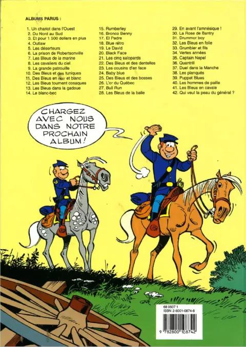 Verso de l'album Les Tuniques Bleues Tome 17 El Padre