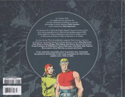Verso de l'album Flash Gordon Tome 27 1996-1999