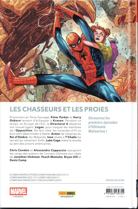 Verso de l'album Ultimate Universe 08