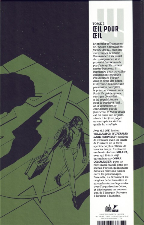 Verso de l'album G.I. Joe Tome 2 Oeil pour oeil