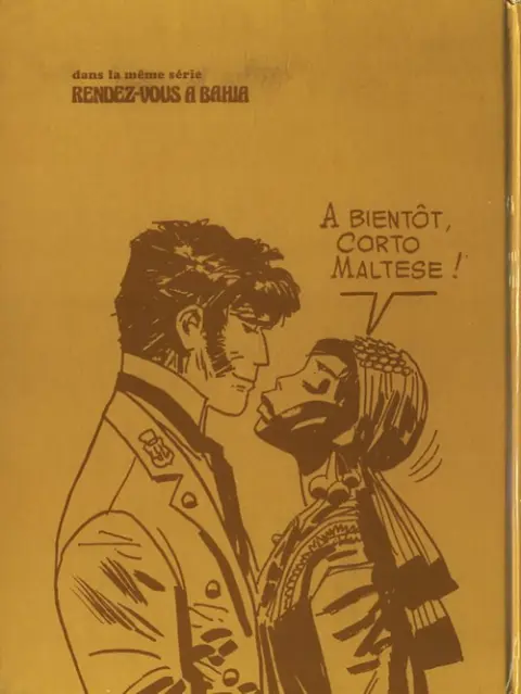 Verso de l'album Corto Maltese Tome 2 L'aigle du Brésil