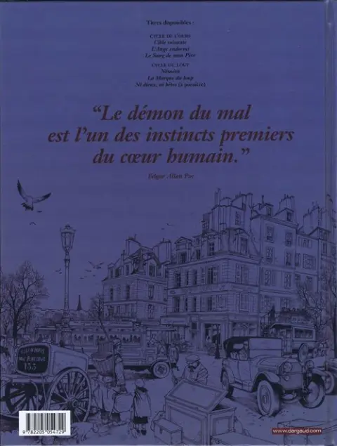 Verso de l'album La Croix de Cazenac Tome 5 La Marque du loup