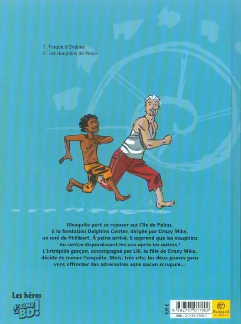 Verso de l'album Le Cycle du Nautile Tome 2 Les dauphins de Palau