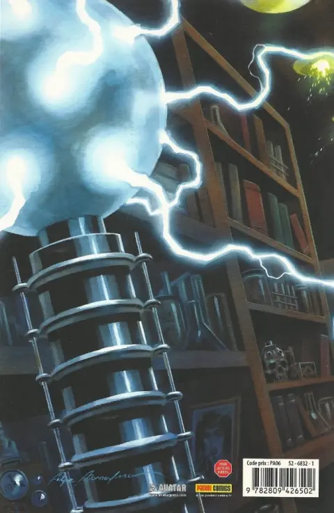 Verso de l'album Doktor Sleepless Tome 2 Ingénieur de l'Apocalypse