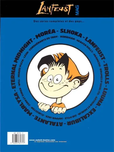 Verso de l'album Lanfeust mag L'album 10