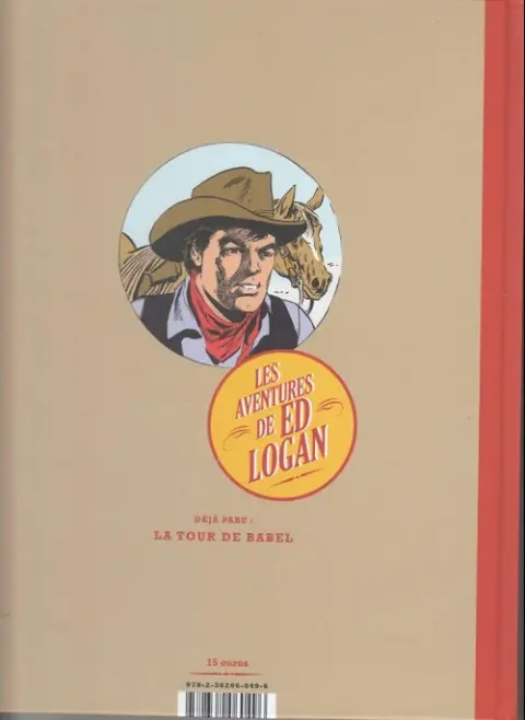 Verso de l'album Les aventures de Ed Logan Tome 2 La piste sans fin