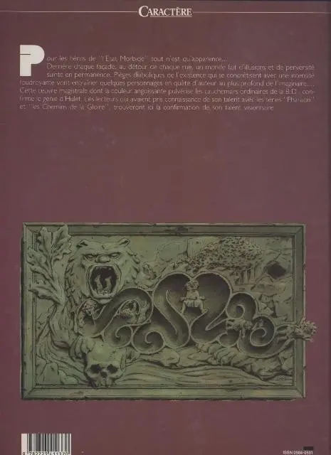 Verso de l'album L'État morbide Acte deux Le Passage Avide