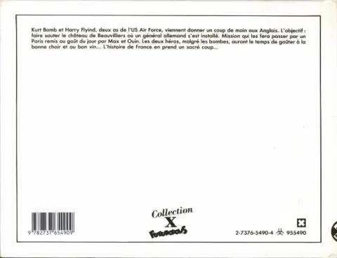 Verso de l'album Fuck, fly and bomb