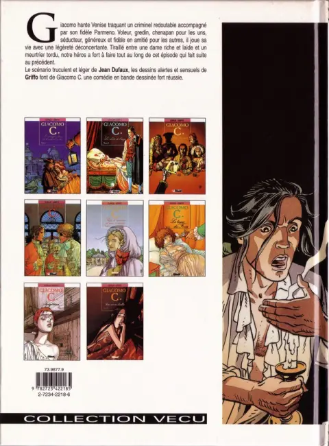 Verso de l'album Giacomo C. Tome 8 La non-belle