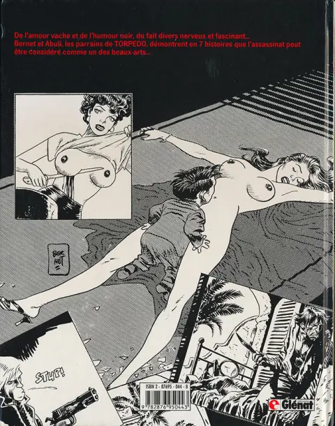 Verso de l'album Histoires noires