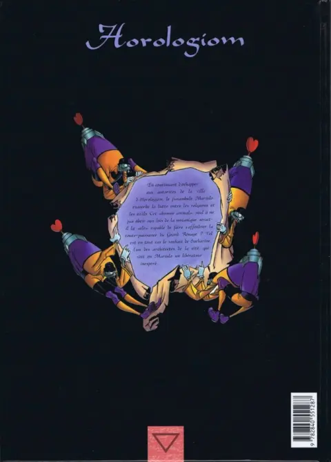 Verso de l'album Horologiom Tome 3 Nahédig