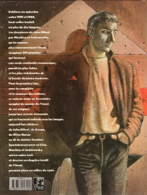 Verso de l'album L'Incal Les Mystères de l'Incal