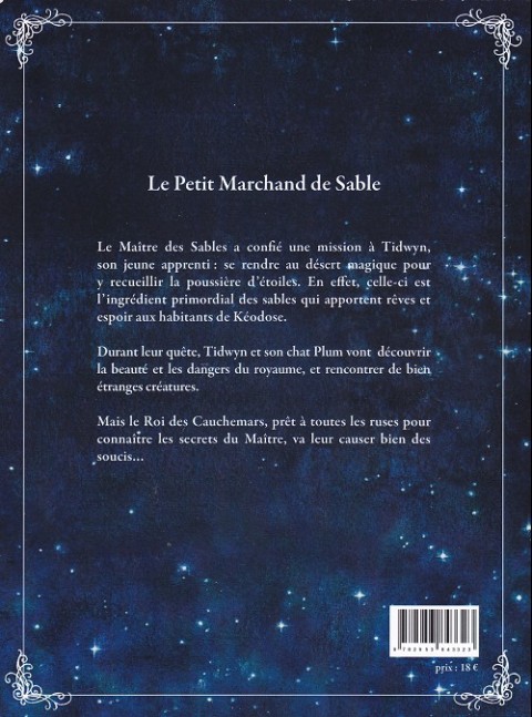 Verso de l'album Le petit marchand de sable