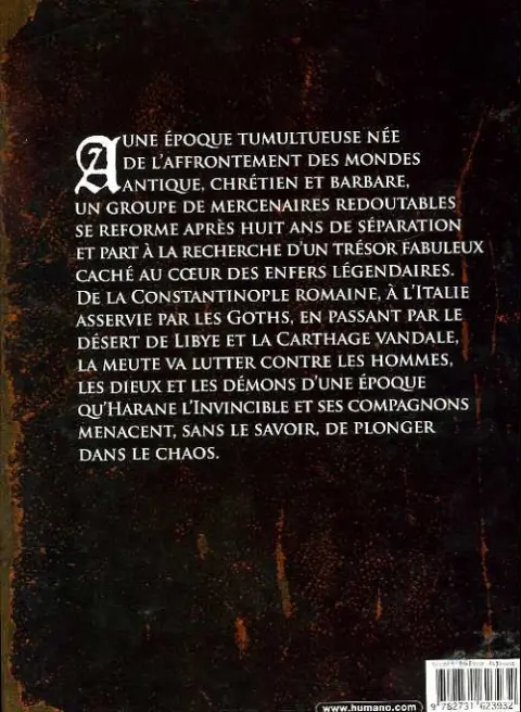 Verso de l'album La Meute de l'enfer Intégrale