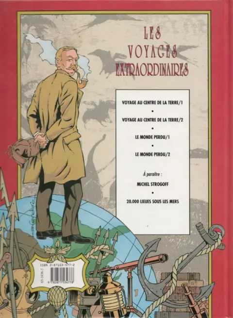 Verso de l'album Le Monde perdu Tome 1