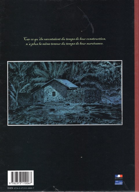 Verso de l'album Patrimoine 1 Les plus beaux sites et bâtiments des Antilles Guyane