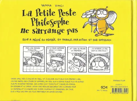 Verso de l'album La Petite peste philosophe 1 La Petite peste philosophe ne s'arrange pas