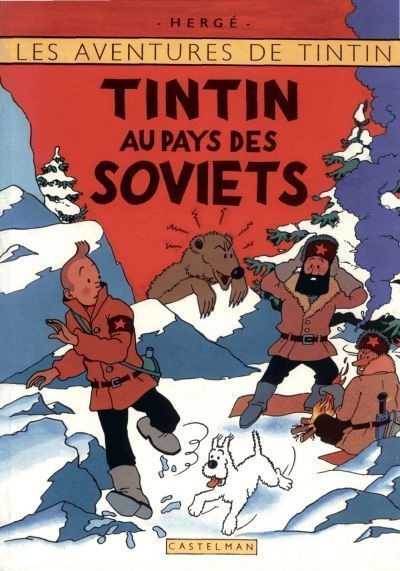 Couverture de l'album Tintin Tintin au pays des Soviets