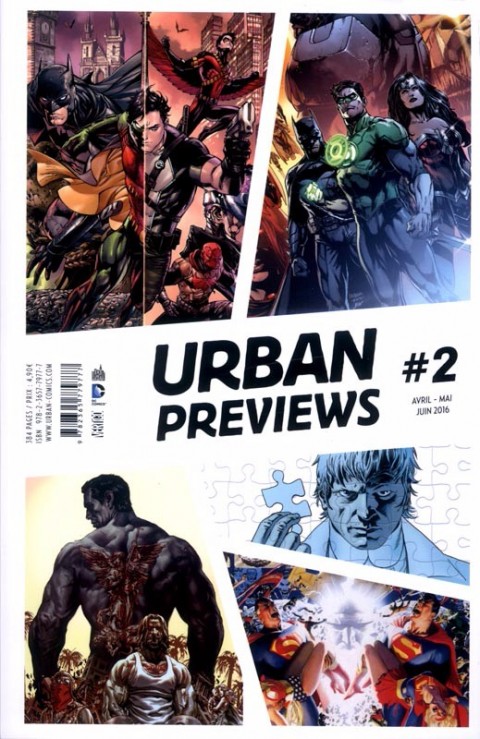 Couverture de l'album Urban Previews Tome 2 Urban Previews #2