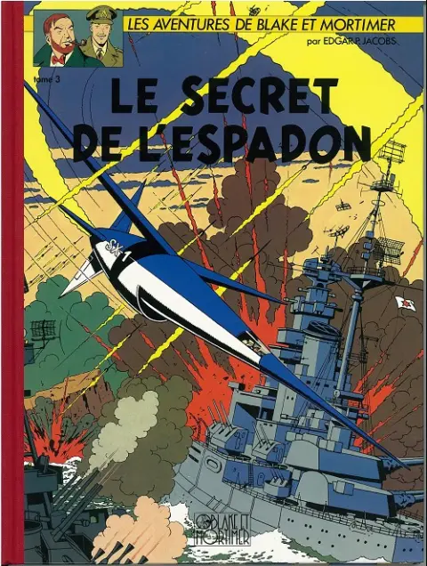 Couverture de l'album Blake et Mortimer Tome 3 Le Secret de l'Espadon